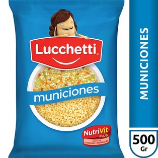 FIDEOS MUNICIONES LUCCHETTI 500g